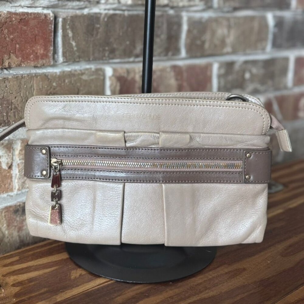 See By Chloe Gray/Taupe Clutch
